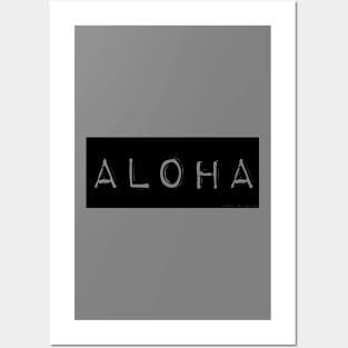 Aloha Label Maker (black) by Hawaii Nei All Day Posters and Art